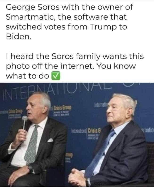 George Soros wants this photo off the Internet. You know what to do. | image tagged in george soros,destroyer of nations,doctor evil,666,mr beast,beast mode | made w/ Imgflip meme maker