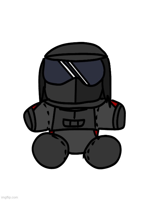 Everyone’s favorite unimportant filler character is now a plushie! | image tagged in spectre plushie | made w/ Imgflip meme maker