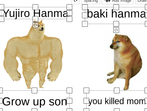 When yujirGoAt hanSIGma killed baki mom Blank Meme Template