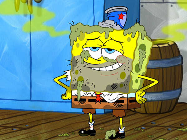 High Quality Spongebob stinky Blank Meme Template