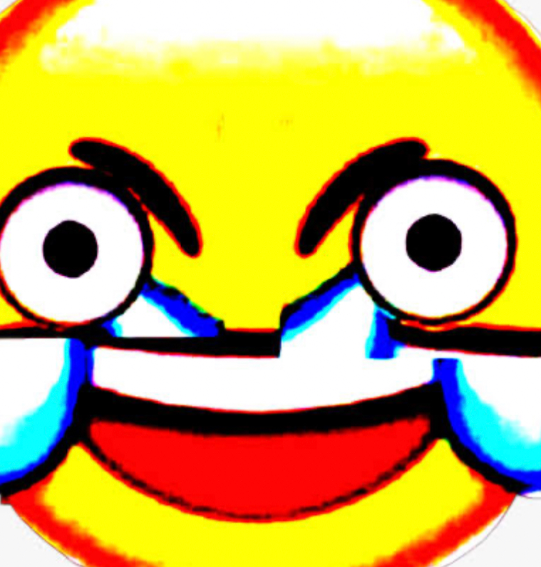 Crying cursed emoji looking at phone Memes - Imgflip