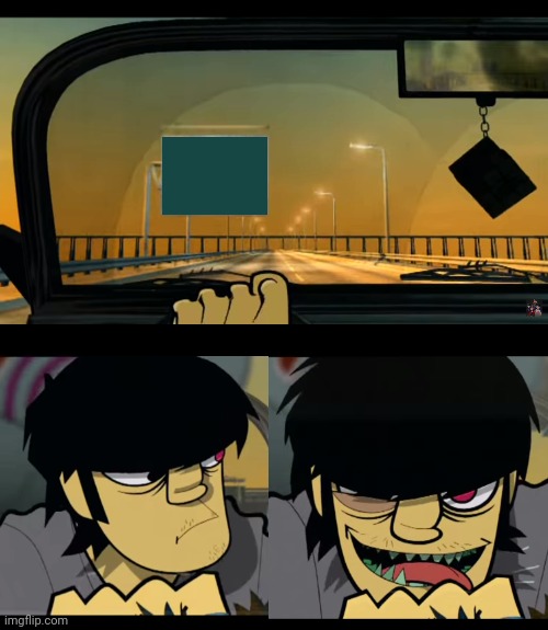 Gorillaz Blank Meme Template