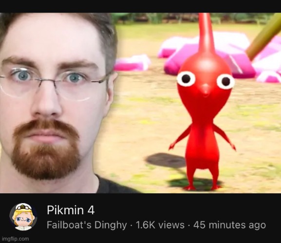 The fact that it’s just Daniel next to a pikmin is hilarious | made w/ Imgflip meme maker