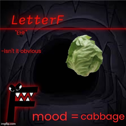 Announcement | cabbage | image tagged in announcement | made w/ Imgflip meme maker