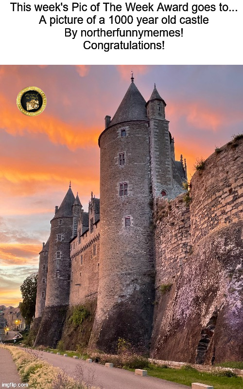 A picture of a 1000 year old castle by @northerfunnymemes https://imgflip.com/i/7vvcel | This week's Pic of The Week Award goes to...
A picture of a 1000 year old castle
By northerfunnymemes!
Congratulations! | image tagged in share your own photos | made w/ Imgflip meme maker
