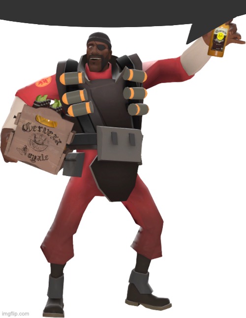 Demoman celebrate (oblooterated) | image tagged in demoman celebrate oblooterated | made w/ Imgflip meme maker