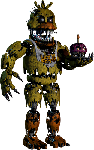 Nightmare Chica Blank Meme Template