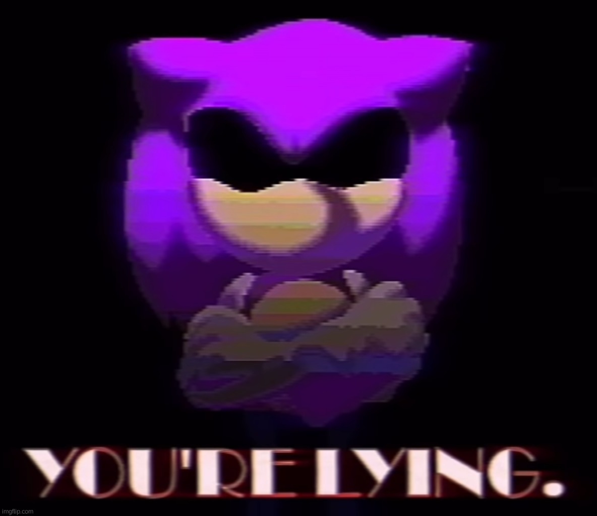 needlemouse you're lying | image tagged in needlemouse you're lying | made w/ Imgflip meme maker
