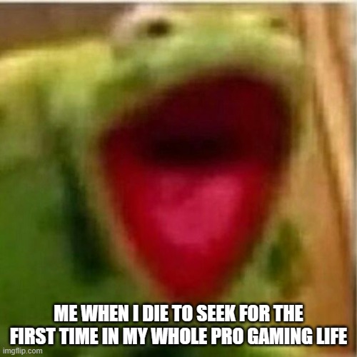 REALLY! | ME WHEN I DIE TO SEEK FOR THE FIRST TIME IN MY WHOLE PRO GAMING LIFE | image tagged in ahhhhhhhhhhhhh | made w/ Imgflip meme maker