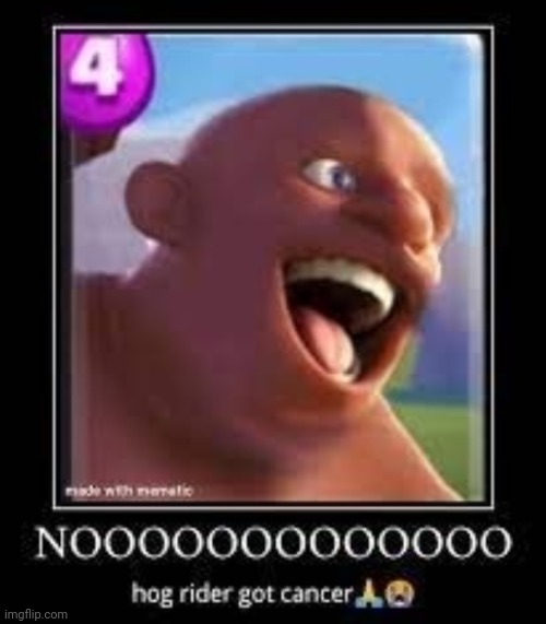 Don't give me a hard time with that mematic watermark | image tagged in pray for hog rider,mematic watermark | made w/ Imgflip meme maker