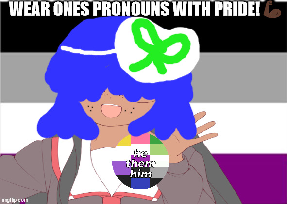 Now trending like a hot cake | WEAR ONES PRONOUNS WITH PRIDE!💪🏿 | image tagged in chow chow da means quietly in chinese | made w/ Imgflip meme maker