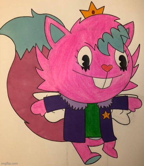 imsorr i keep posting art i have | image tagged in kitty drawn by wyld style | made w/ Imgflip meme maker