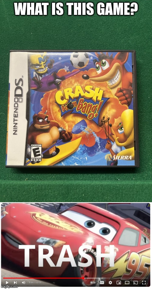 This Game Is TRASH! | WHAT IS THIS GAME? | image tagged in crash bandicoot | made w/ Imgflip meme maker
