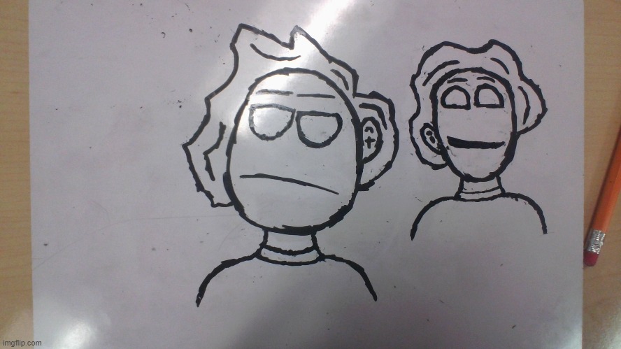 i doodled during history, the teacher said she was gonna put it on the board | image tagged in e,art | made w/ Imgflip meme maker