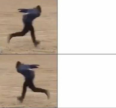 Naruto run Blank Meme Template