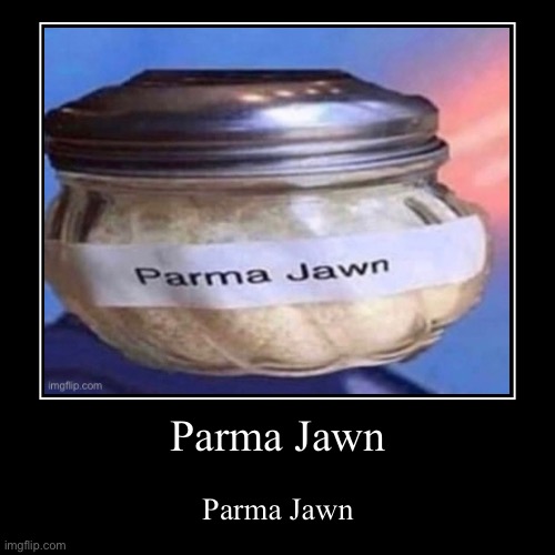 Parma Jawn | Parma Jawn | image tagged in funny,demotivationals | made w/ Imgflip demotivational maker