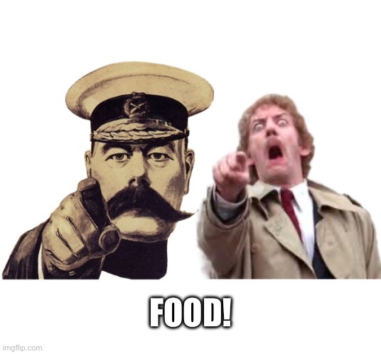 Pointy men | FOOD! | image tagged in food | made w/ Imgflip meme maker