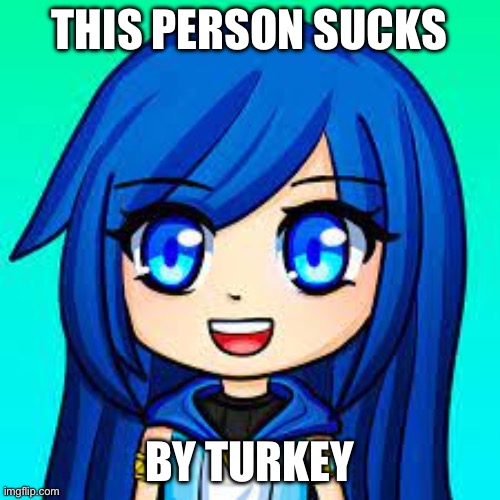 ItsFunneh | THIS PERSON SUCKS; BY TURKEY | image tagged in itsfunneh | made w/ Imgflip meme maker