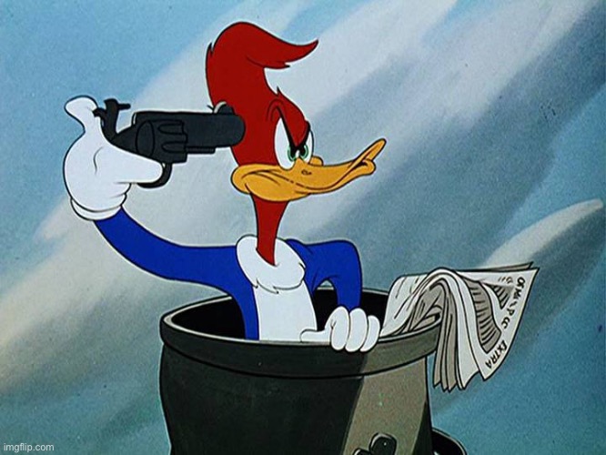No context | image tagged in woody woodpecker | made w/ Imgflip meme maker