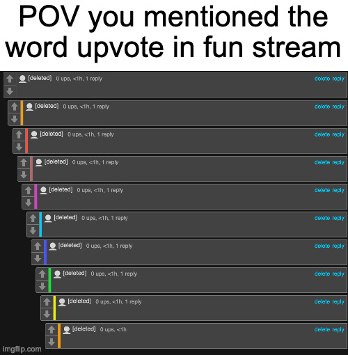 frrr | POV you mentioned the word upvote in fun stream | image tagged in facts | made w/ Imgflip meme maker