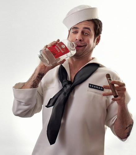 High Quality Drunken drinking sailor navy JPP theywillneverlearn Blank Meme Template