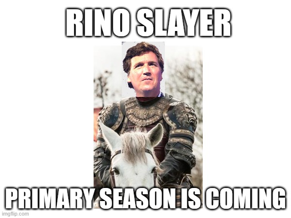 RINO SLAYER Blank Meme Template