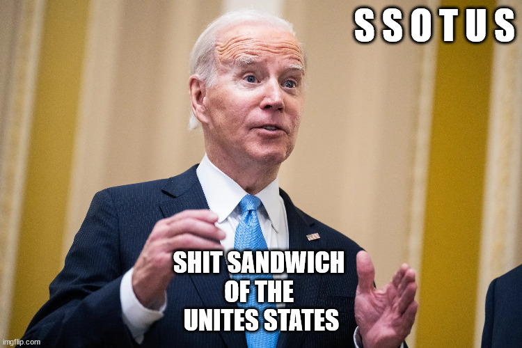 S S O T U S; SHIT SANDWICH 
OF THE 
UNITES STATES | image tagged in a mouthful | made w/ Imgflip meme maker