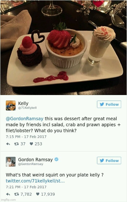 #3,323 | image tagged in comments,cursed,gordon ramsey,food,squirt,period | made w/ Imgflip meme maker