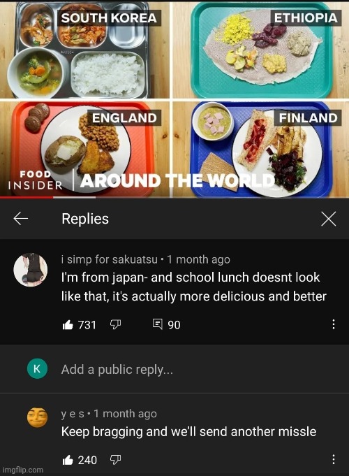 #3,335 | image tagged in comments,cursed,food,countries,japan,missle | made w/ Imgflip meme maker