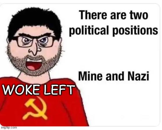 Woke "progressives" | WOKE LEFT | image tagged in nazi,leftists | made w/ Imgflip meme maker