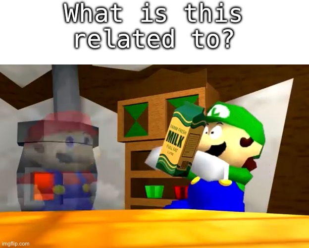 What is this related to? | made w/ Imgflip meme maker