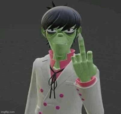 Murdoc says !! Fuck you. | image tagged in murdoc says fuck you | made w/ Imgflip meme maker