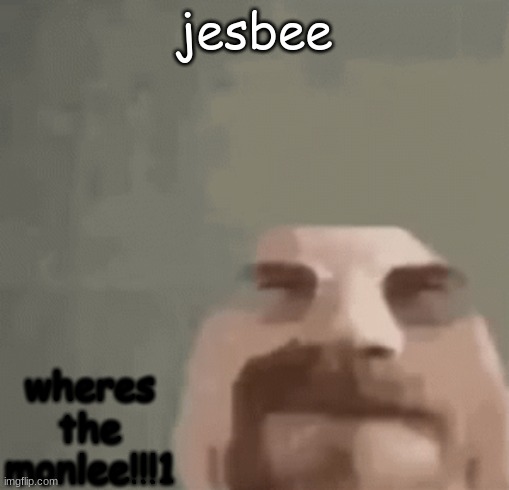 heisenburger | jesbee; wheres the monlee!!!1 | image tagged in heisenburger | made w/ Imgflip meme maker