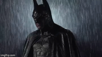 Batman in the rain - Imgflip