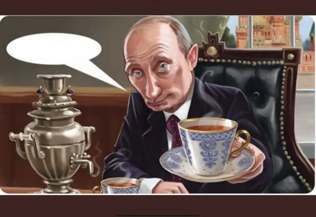 Putin: window or tea? Blank Meme Template