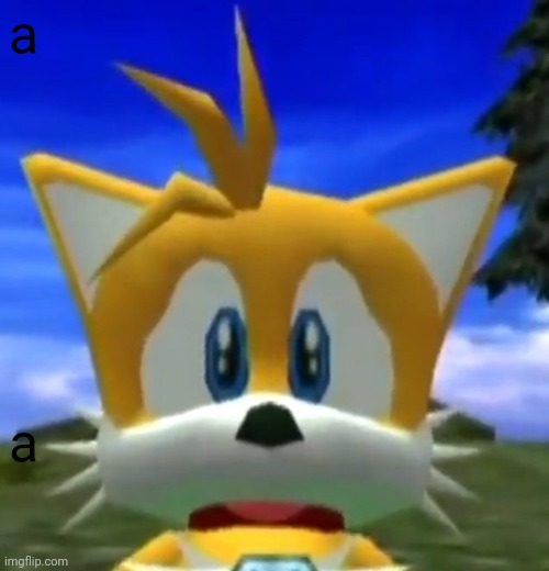 Dreamcast Tails | a; a | image tagged in dreamcast tails | made w/ Imgflip meme maker