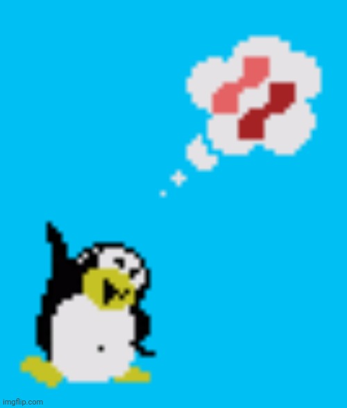 Penguin thinking of bacon! | image tagged in penguin thinking of bacon | made w/ Imgflip meme maker