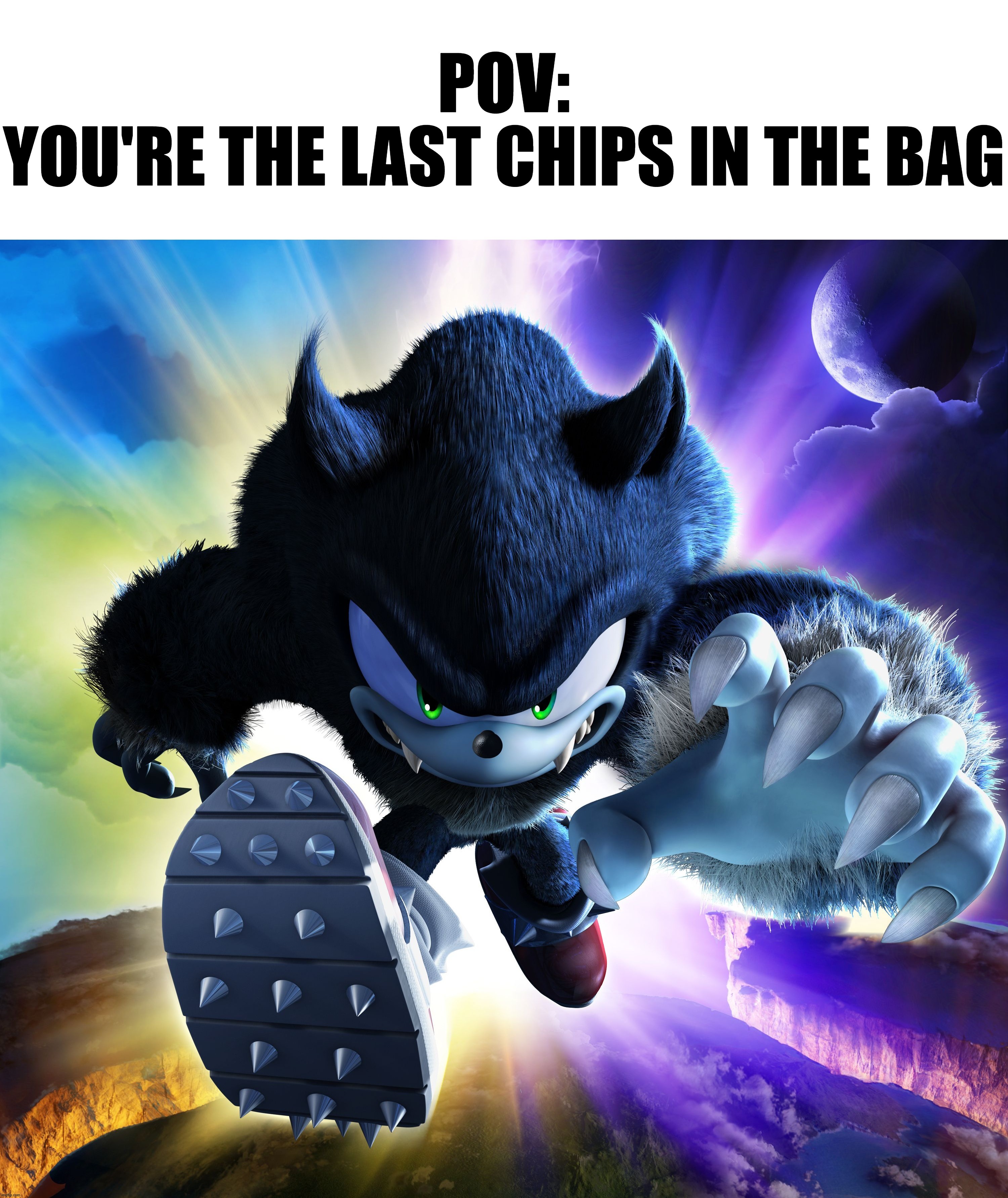 image tagged in sonic the werehog | made w/ Imgflip meme maker