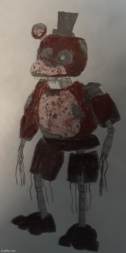 Tried color for Freddy. | made w/ Imgflip meme maker