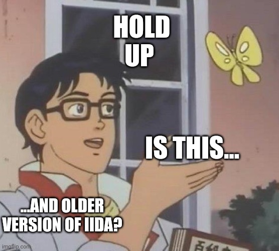 ???????? | HOLD UP; IS THIS... ...AND OLDER VERSION OF IIDA? | image tagged in bru,mha | made w/ Imgflip meme maker