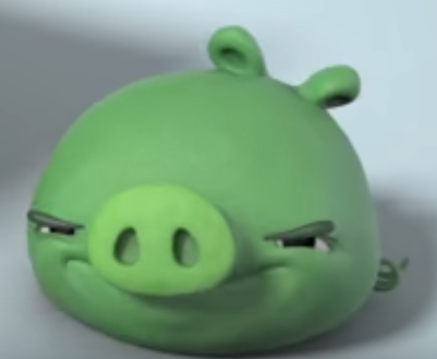 bad piggies troll face Blank Meme Template