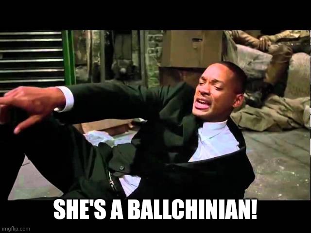 SHE'S A BALLCHINIAN! | made w/ Imgflip meme maker