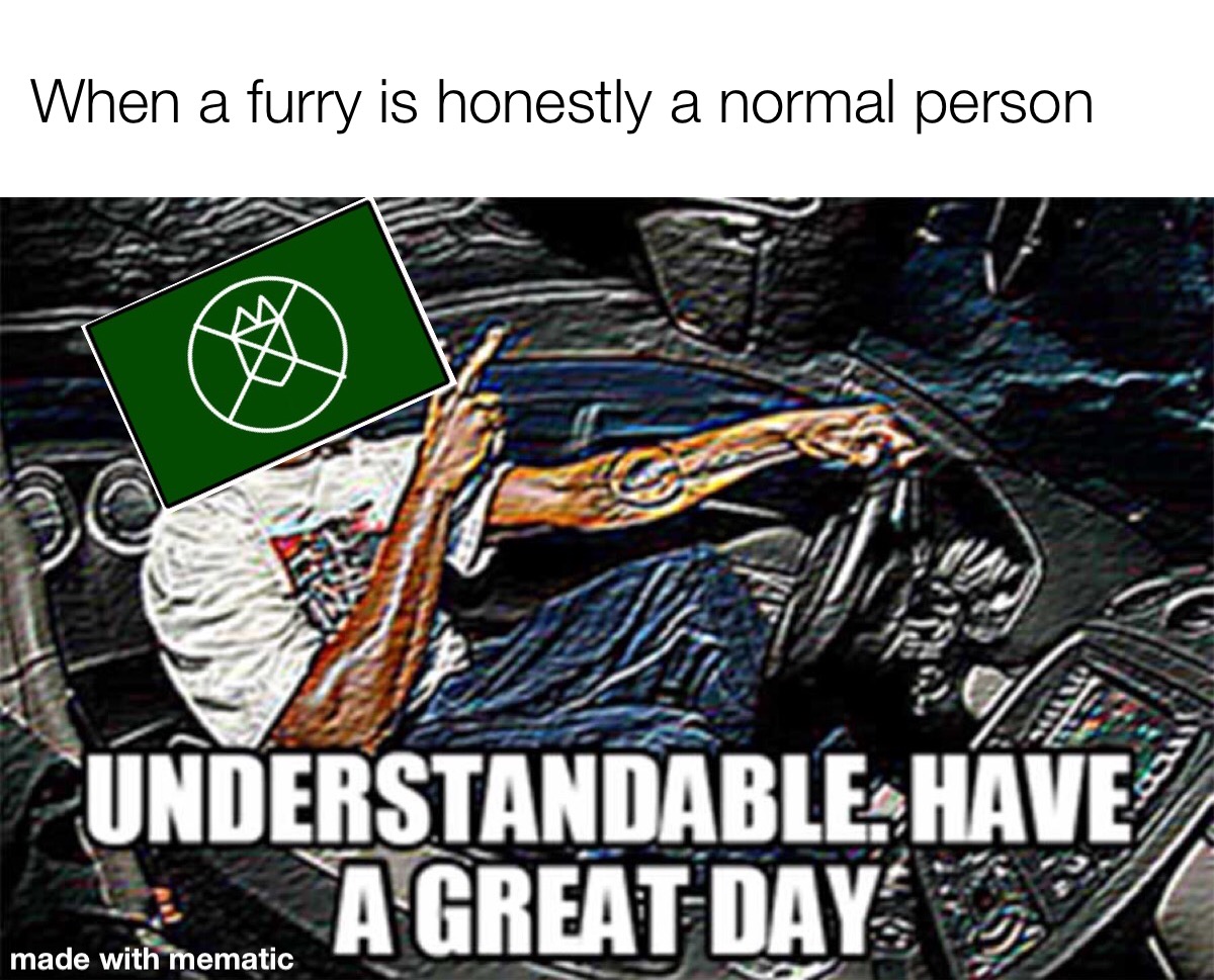 Have a great Anti-Furry Day Blank Meme Template