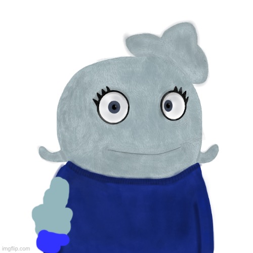 Middle fingor | image tagged in blueworld twitter | made w/ Imgflip meme maker