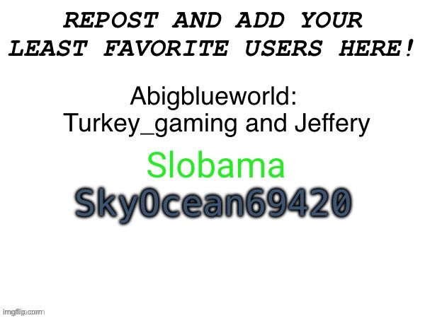 SkyOcean69420 | made w/ Imgflip meme maker