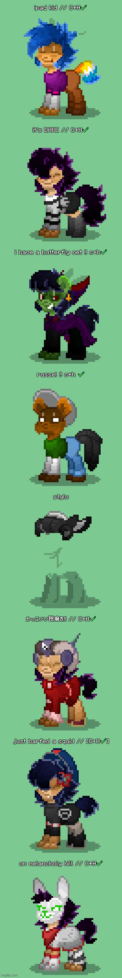 yeah i play ponytown yeah ik im cringe IDC look at my gorillaz skins | made w/ Imgflip meme maker