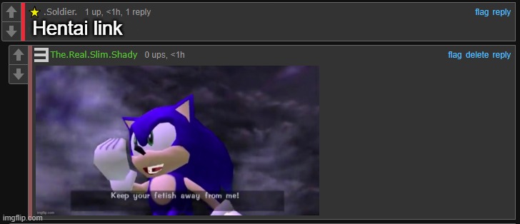 Hentai link | made w/ Imgflip meme maker
