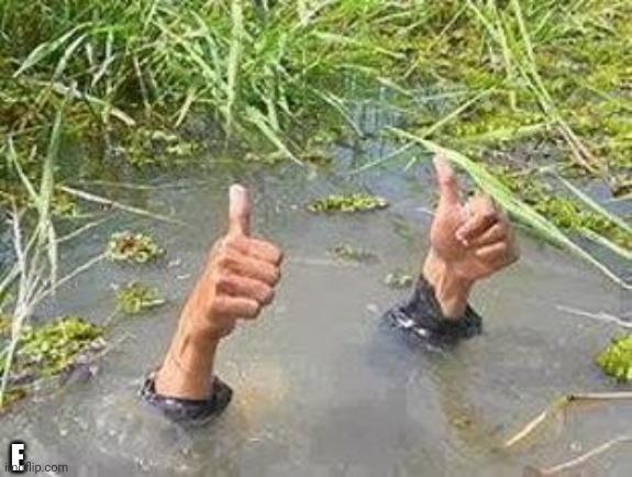 FLOODING THUMBS UP | E | image tagged in flooding thumbs up | made w/ Imgflip meme maker