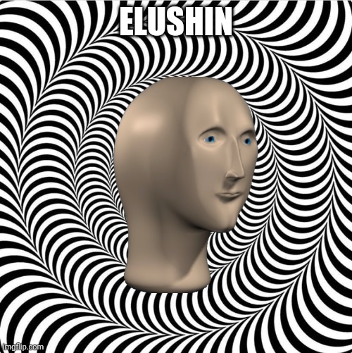 Optical illusion 2 | ELUSHIN | image tagged in optical illusion 2 | made w/ Imgflip meme maker