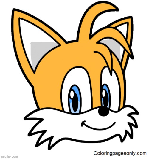 image tagged in tails,sonic,art | made w/ Imgflip meme maker